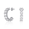 Round Stone Earrings - Classic Look That Can Dress Up or Down