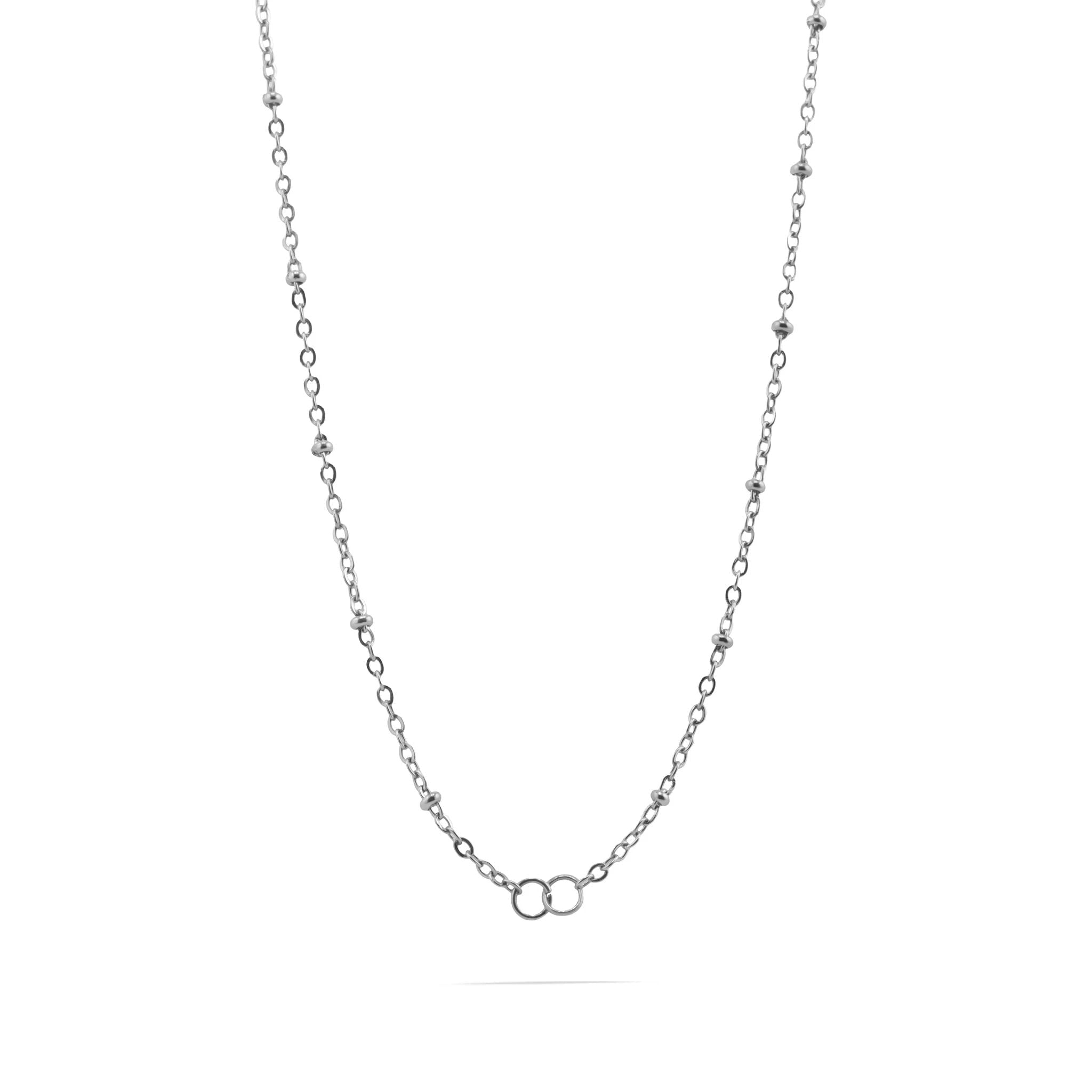Satellite Split Chain 18K Gold Chain Necklace – Adjustable Textured Stainless Steel - Necklaces | Sunflower Soul Boutique