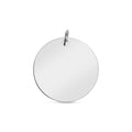 Stainless Steel Pendant - Blank Circle Pendant for Custom Engraving Jewelry