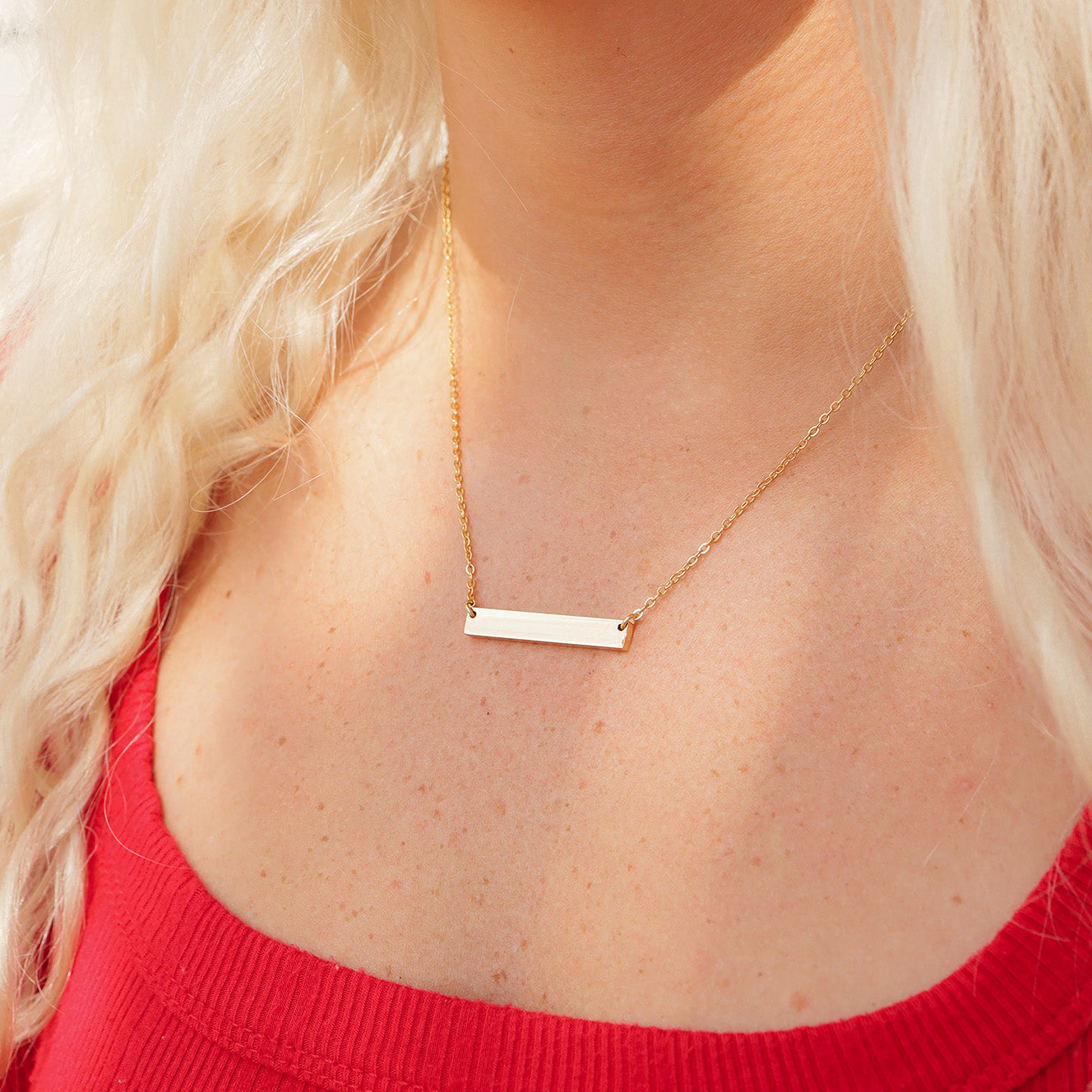 Blank Bar Necklace