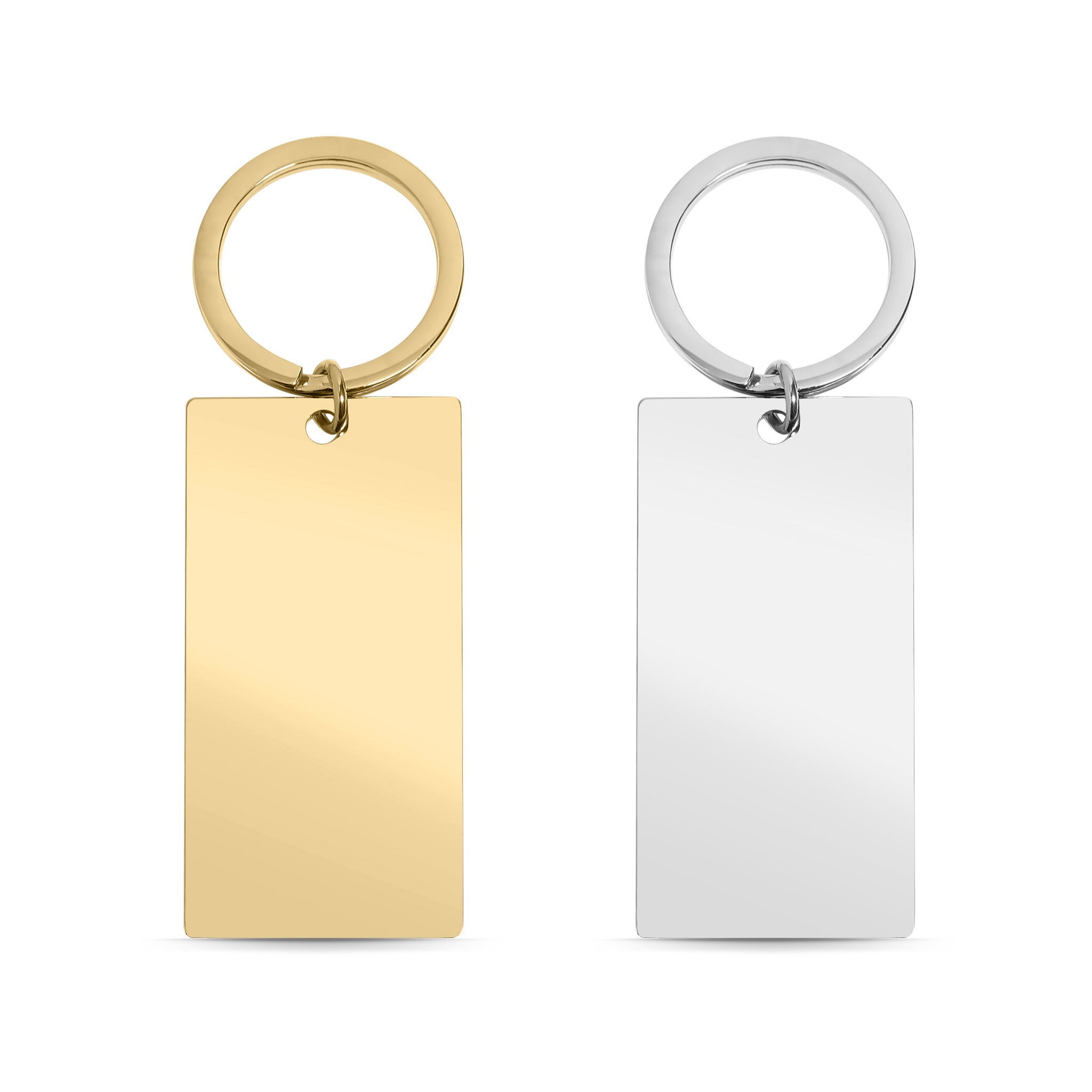 Stainless Steel Keychain Pendant – Polished Metal Pendant | Engraving Stamping Blank