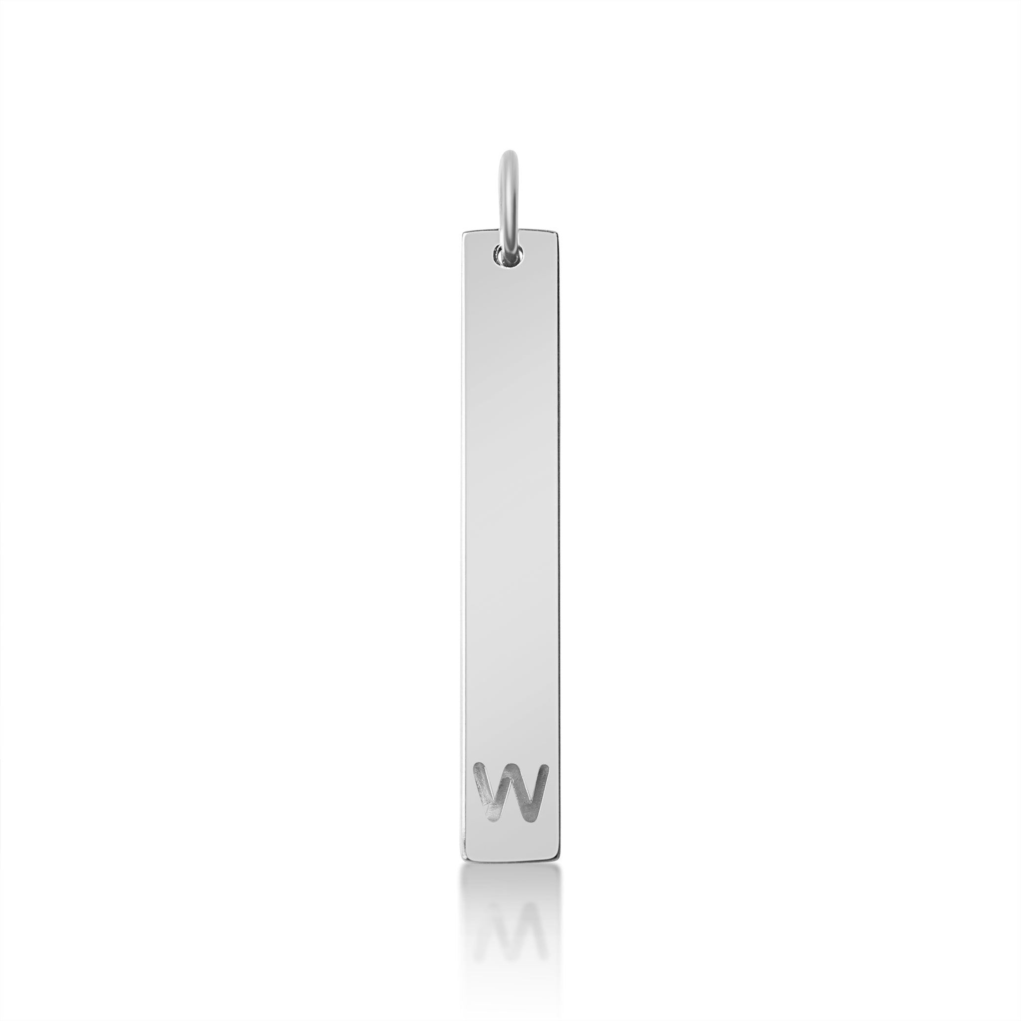Stainless Steel Pendant - Cutout Initial Pendant | 18K PVD Coated Gold & Rose Gold