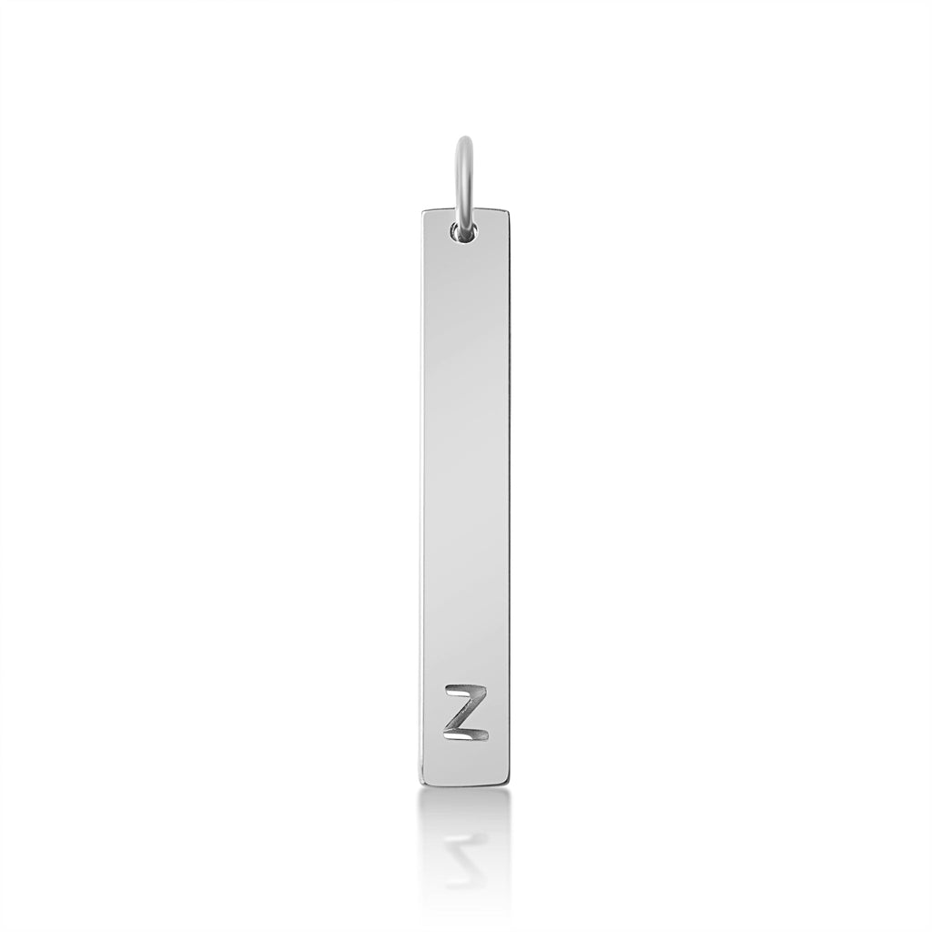 Stainless Steel Pendant - Cutout Initial Pendant | 18K PVD Coated Gold & Rose Gold
