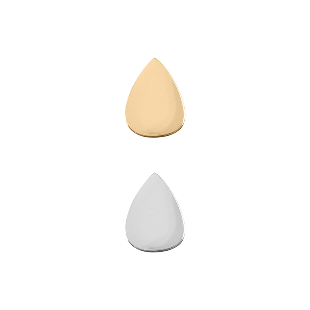 Mini Teardrop Pendant | Stainless Steel Charm | PVD Coated Jewelry Gift