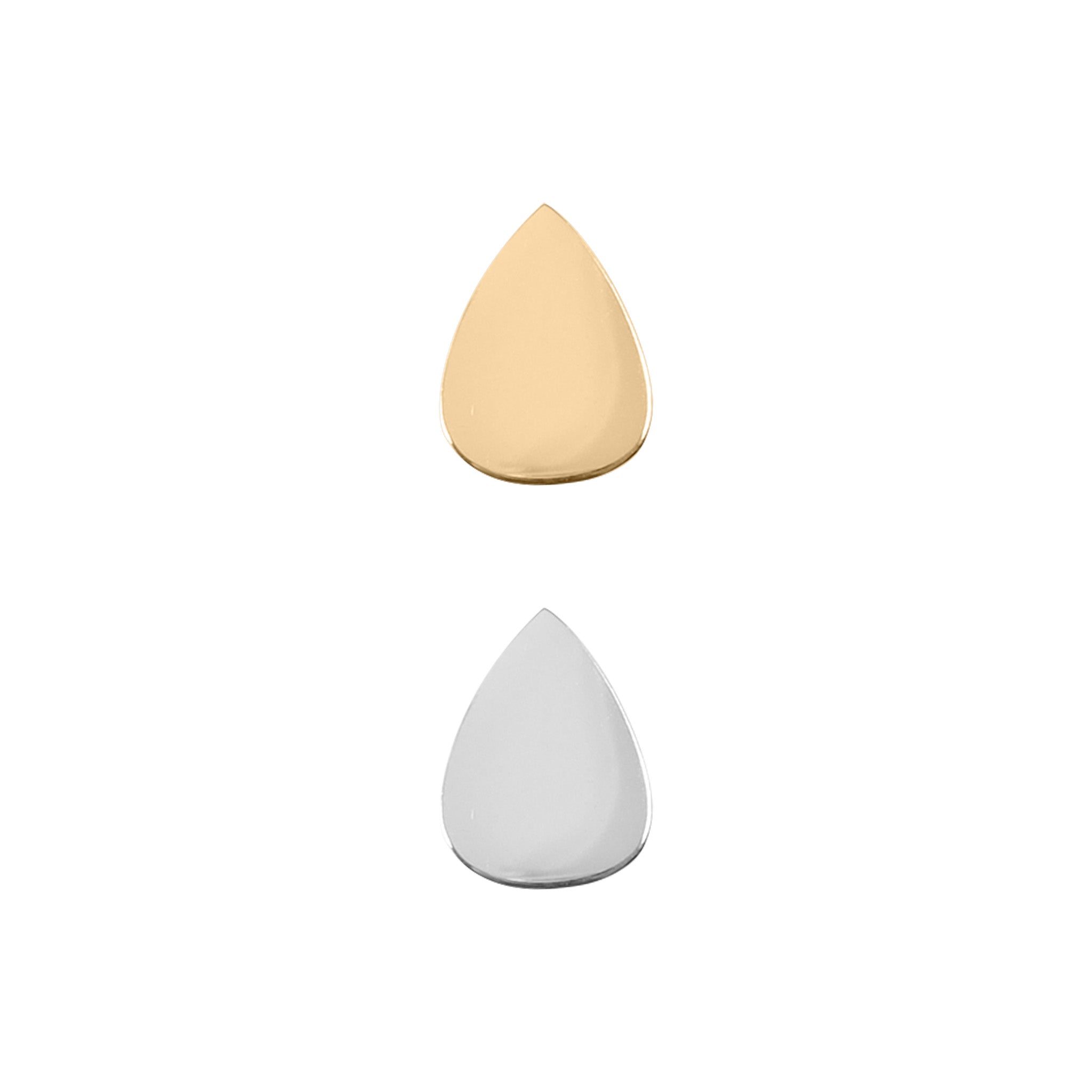 Mini Teardrop Pendant | Stainless Steel Charm | PVD Coated Jewelry Gift