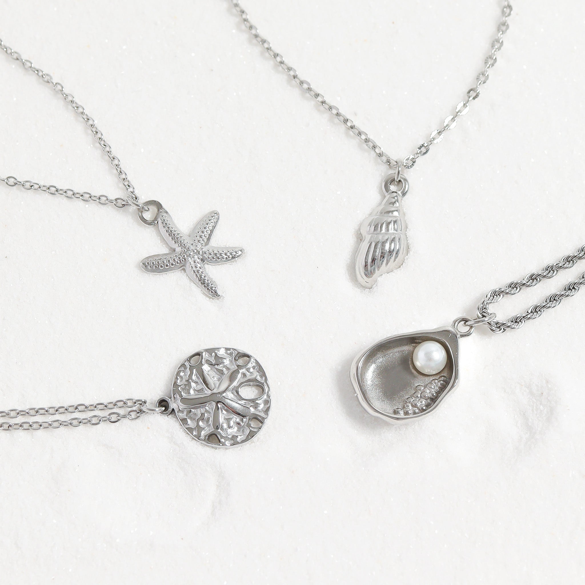 Seashell Charm – 18K Gold PVD Coated Stainless Steel Coastal Jewelry Accessory