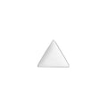 Mini Triangle Pendant – Gold Stainless Steel Charm | Engraved Necklace Accessory