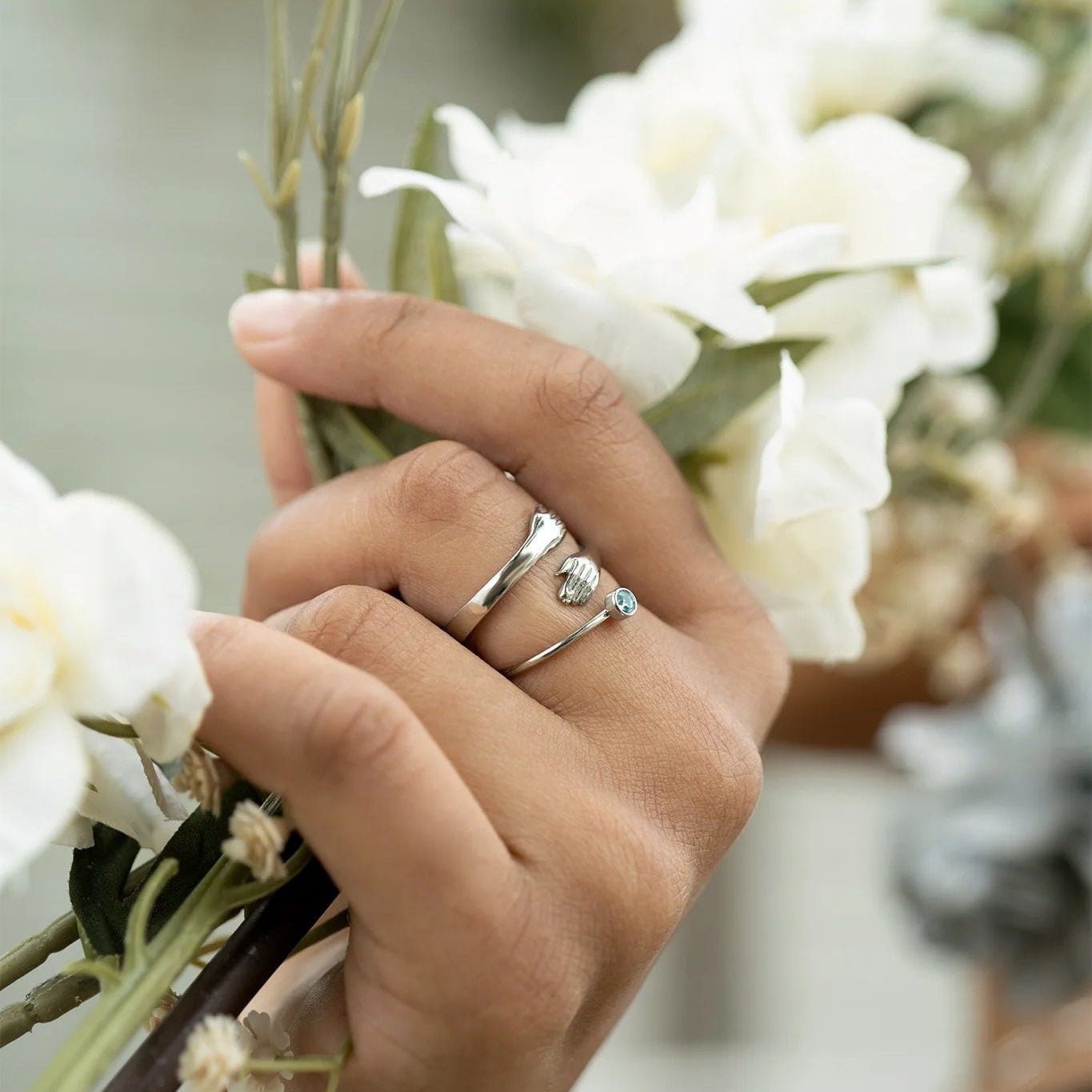 Stainless Steel Birthstone Ring – Durable 316L Surgical Steel With Cubic Zirconia - Ring | Sunflower Soul Boutique