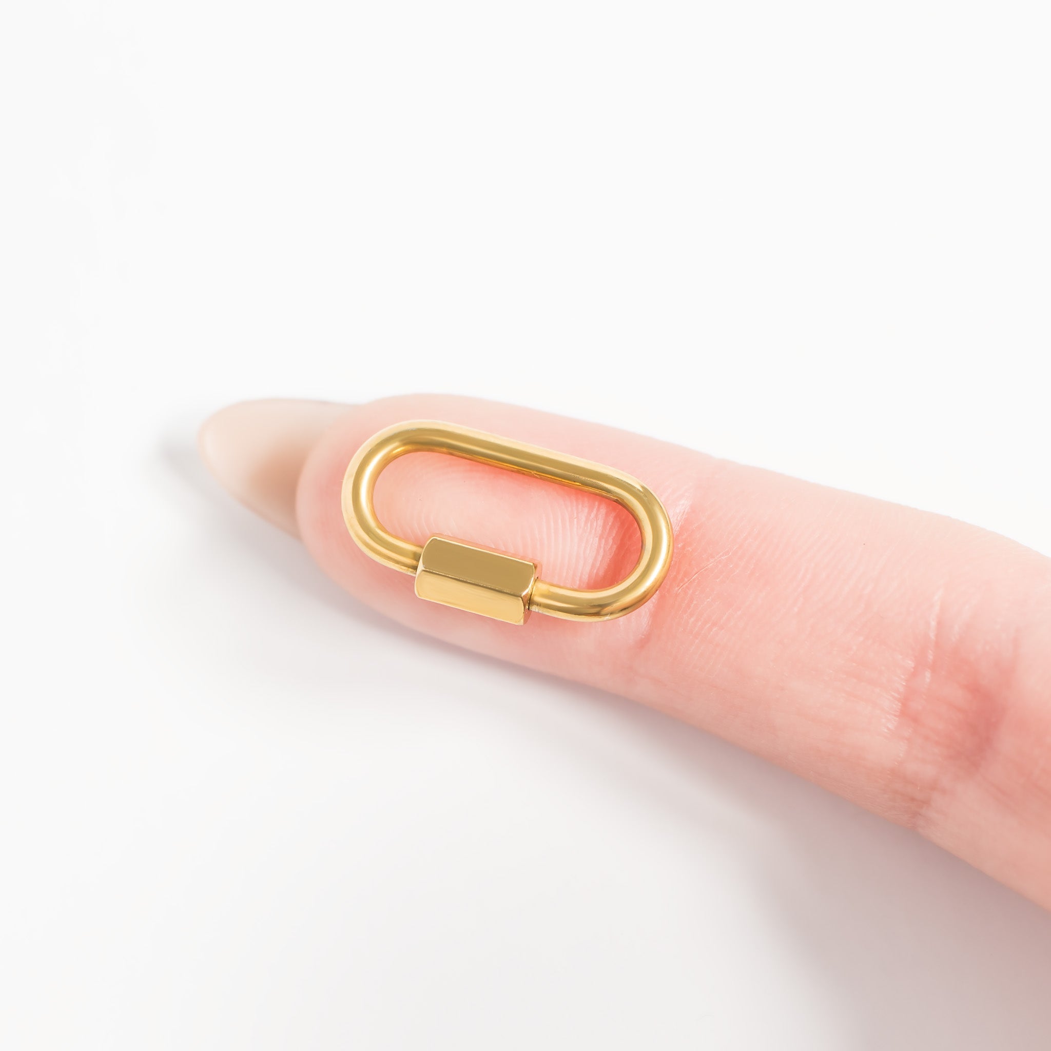 Stainless Steel Carabiner – Tarnish Resistant 18K Gold Jewelry Making Clasp - Findings | Sunflower Soul Boutique