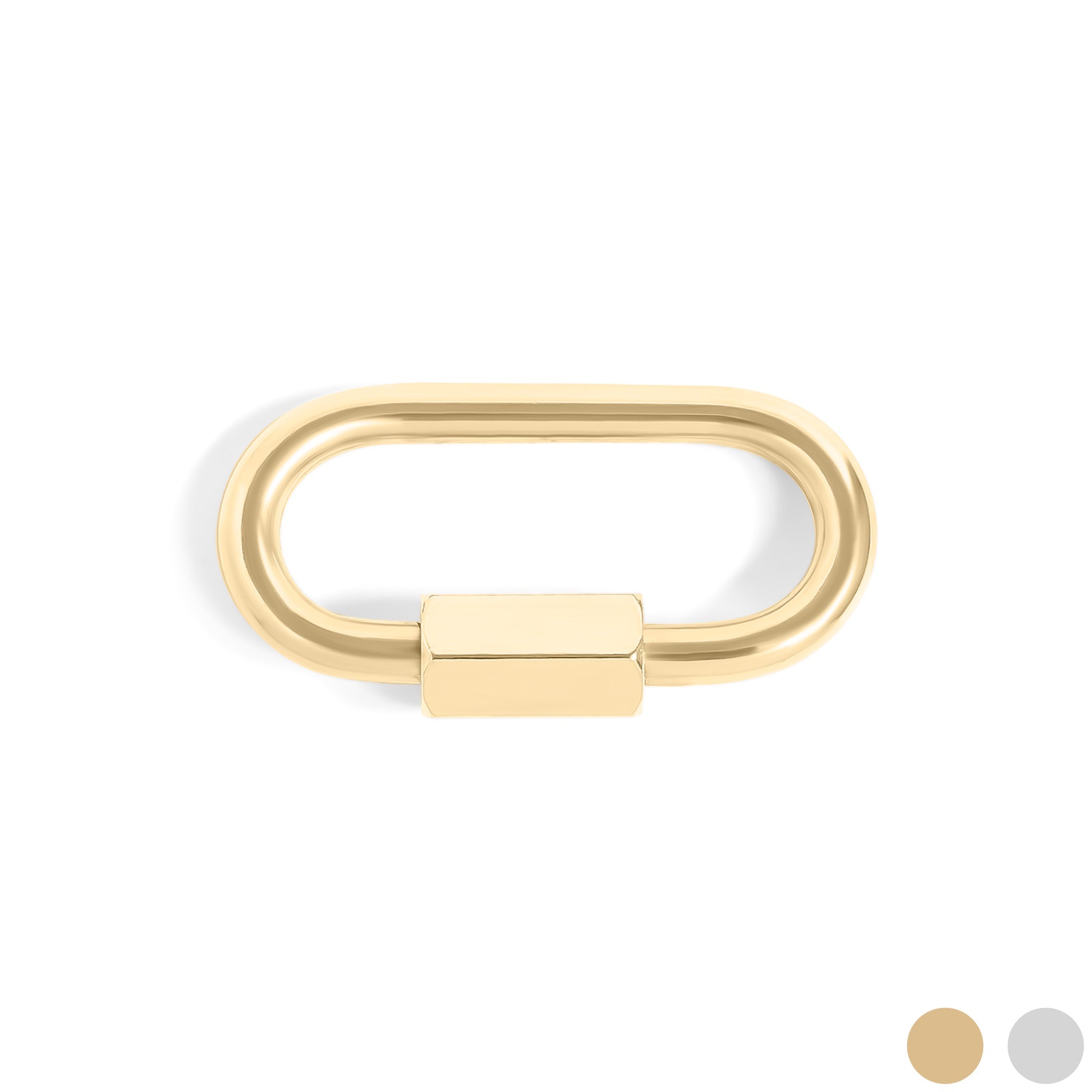 Stainless Steel Carabiner – Tarnish Resistant 18K Gold Jewelry Making Clasp - Findings | Sunflower Soul Boutique