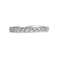 Stainless Steel CZ Ring – 316L Surgical Steel Halo Prong Set Band for Everyday Wear - Ring | Sunflower Soul Boutique
