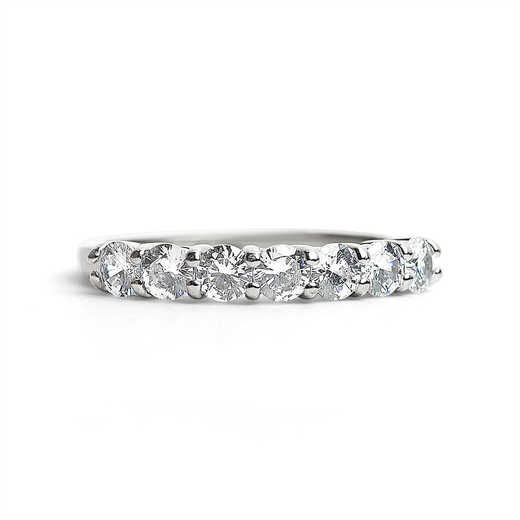 Stainless Steel CZ Ring – Durable 316L Surgical Steel Prong Setting Band - Ring | Sunflower Soul Boutique