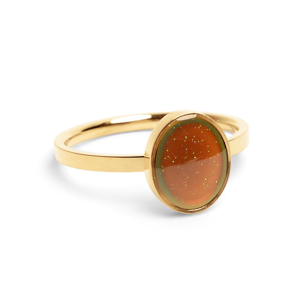 Stainless Steel Mood Ring – 316L Surgical Steel Color Changing Jewelry - Ring | Sunflower Soul Boutique