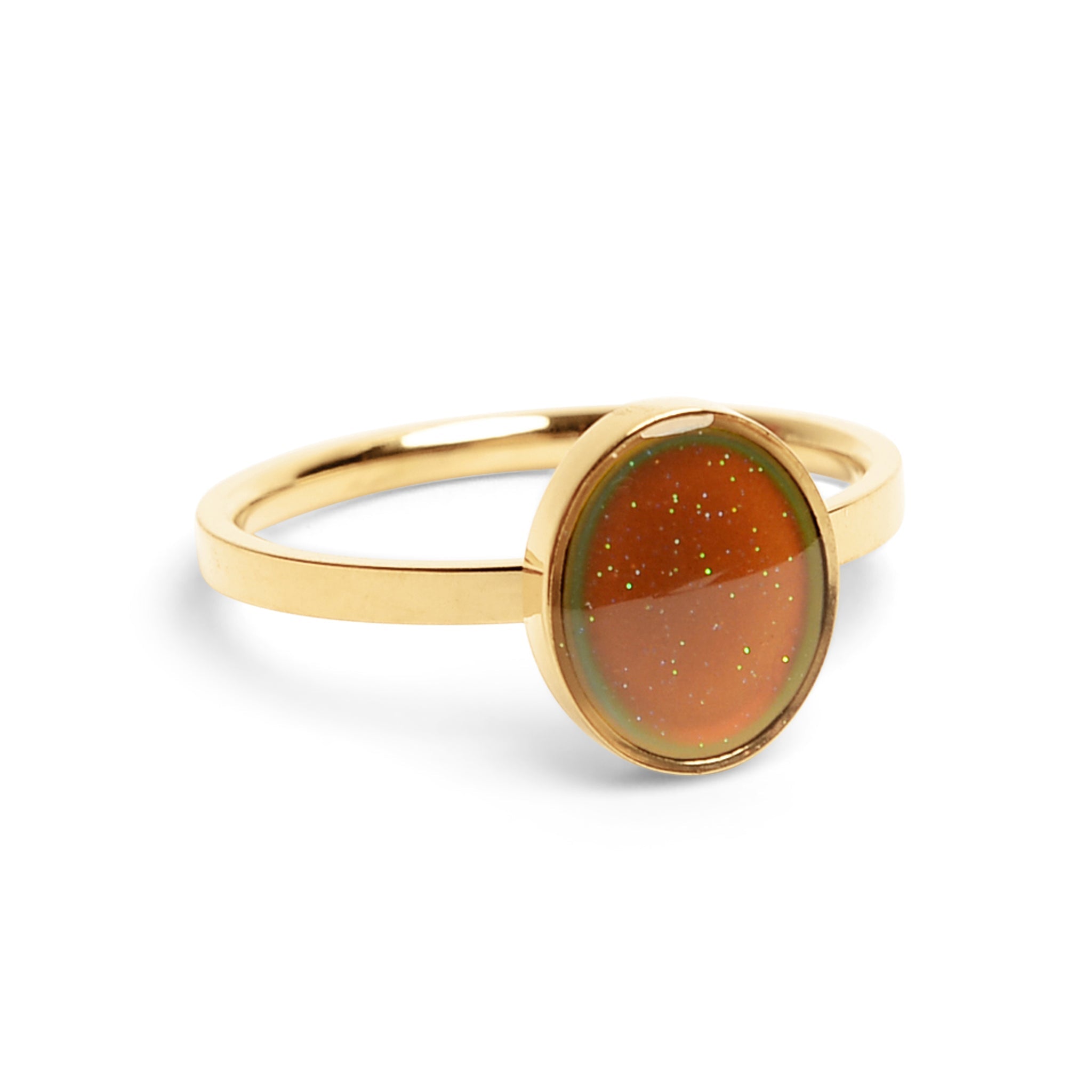 Stainless Steel Mood Ring – 316L Surgical Steel Color Changing Jewelry - Ring | Sunflower Soul Boutique