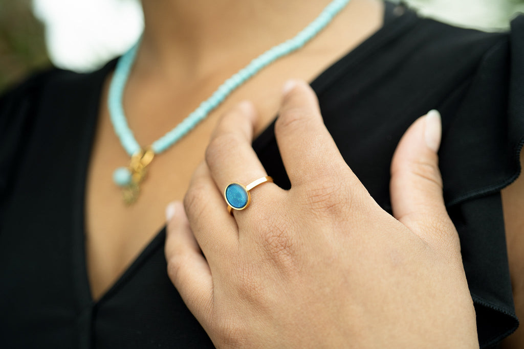 Stainless Steel Mood Ring – 316L Surgical Steel Color Changing Jewelry - Ring | Sunflower Soul Boutique