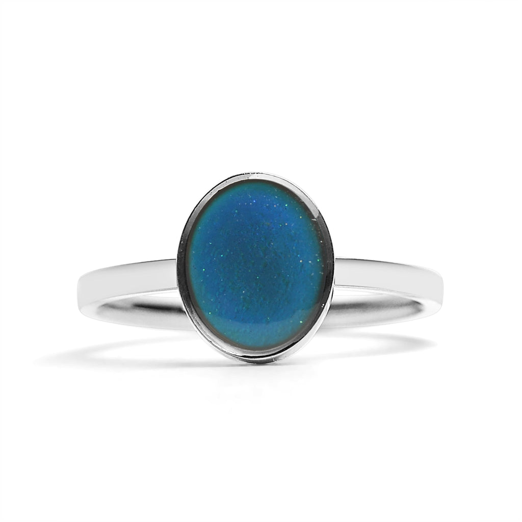 Stainless Steel Mood Ring – Adjustable Color Changing Durable Fashion Jewelry - Ring | Sunflower Soul Boutique