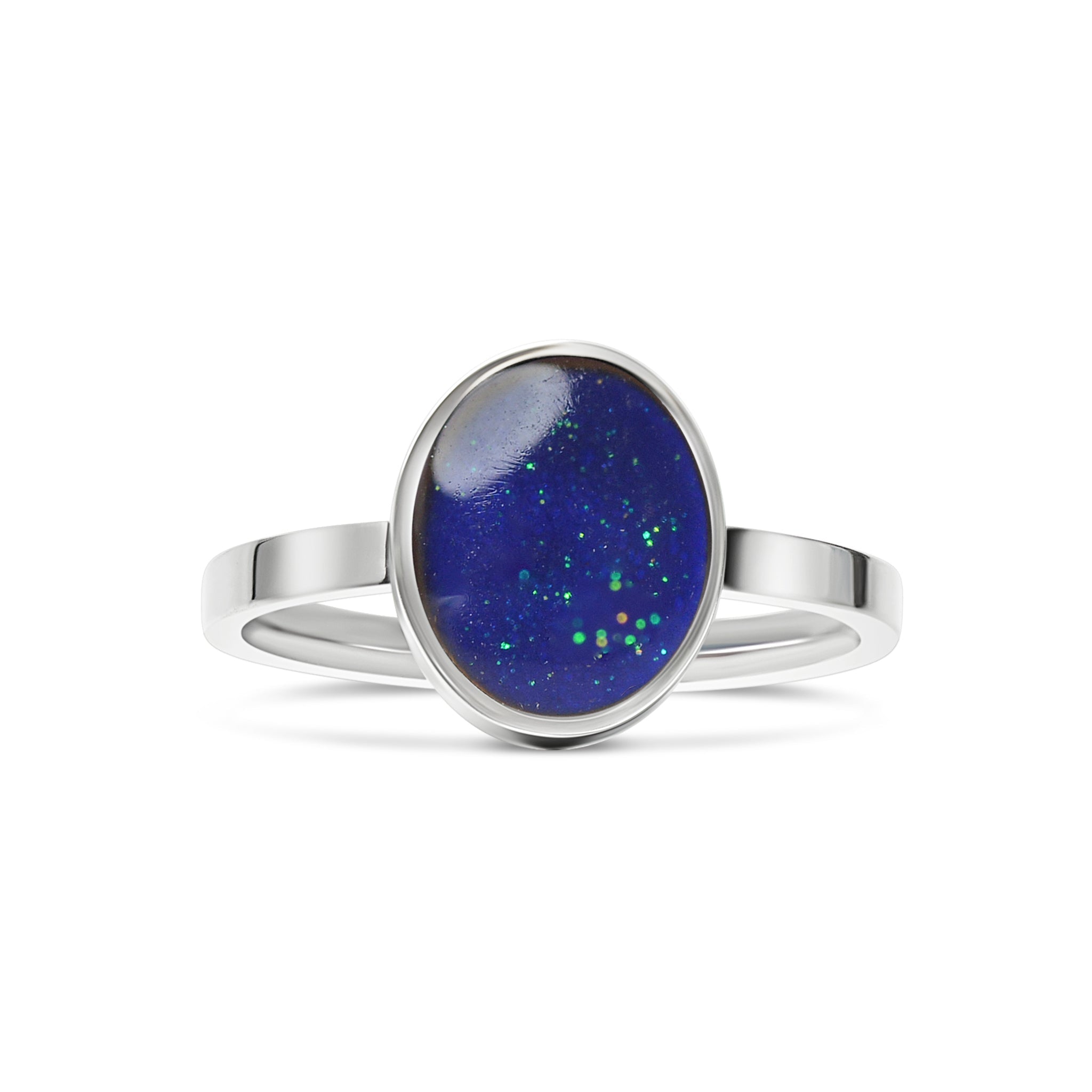 Stainless Steel Mood Ring – Adjustable Color Changing Durable Fashion Jewelry - Ring | Sunflower Soul Boutique