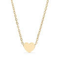 Stainless Steel Necklace – Mini Heart Pendant With 18 Inch Chain | Hypoallergenic, Polished - Necklaces | Sunflower Soul Boutique
