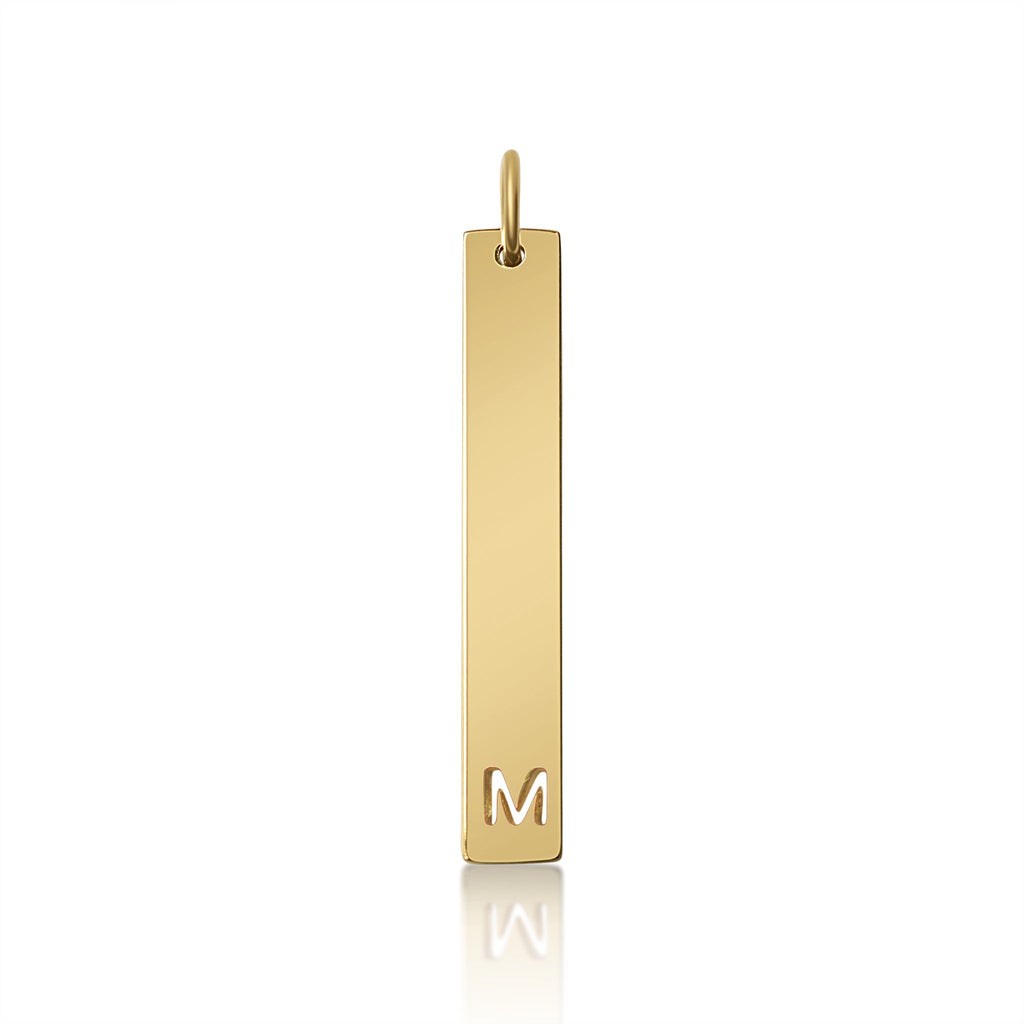 Stainless Steel Pendant - Cutout Initial Pendant | 18K PVD Coated Gold & Rose Gold - Pendants | Sunflower Soul Boutique