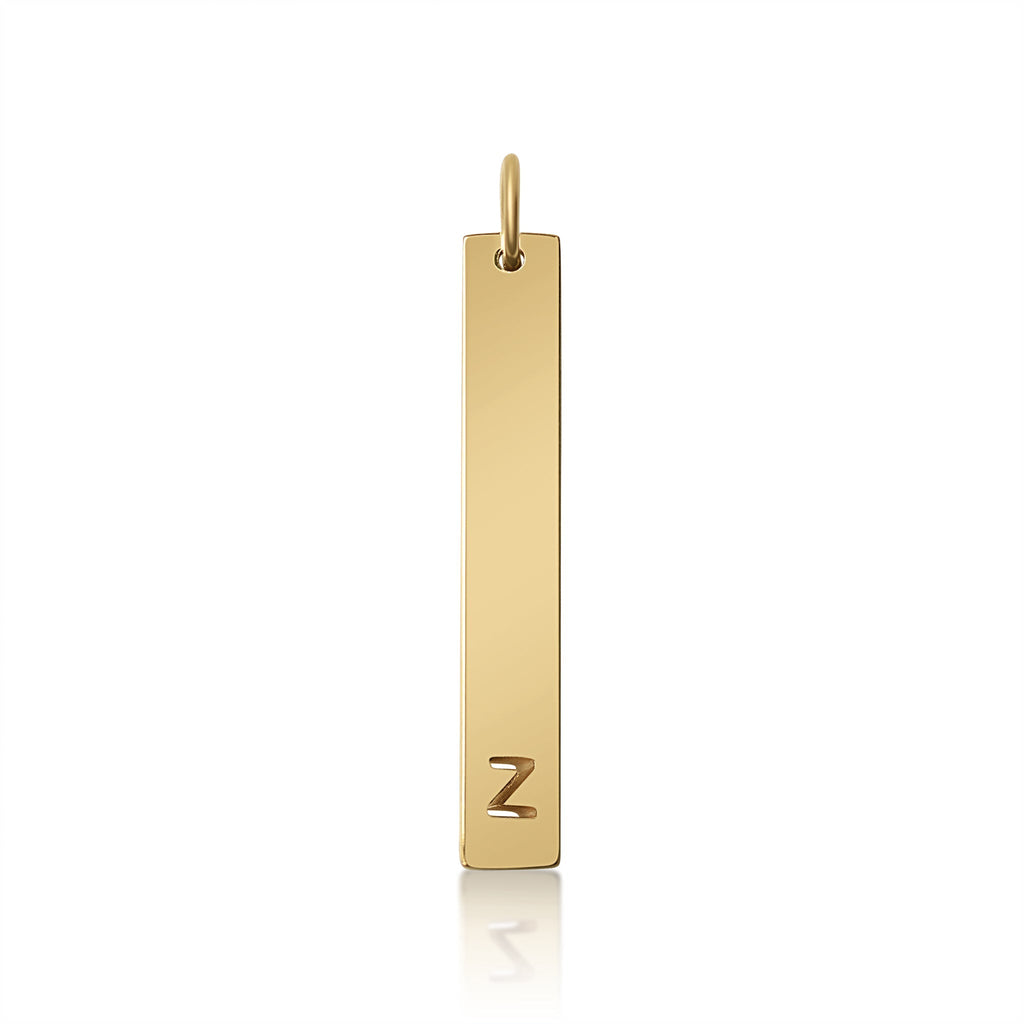 Stainless Steel Pendant - Cutout Initial Pendant | 18K PVD Coated Gold & Rose Gold - Pendants | Sunflower Soul Boutique
