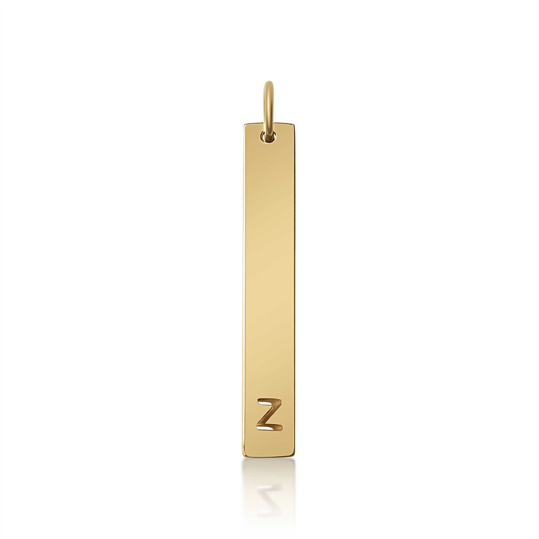 Stainless Steel Pendant - Cutout Initial Pendant | 18K PVD Coated Gold & Rose Gold - Pendants | Sunflower Soul Boutique
