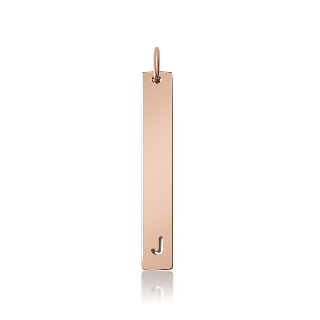 Stainless Steel Pendant - Cutout Initial Pendant | 18K PVD Coated Gold & Rose Gold - Pendants | Sunflower Soul Boutique