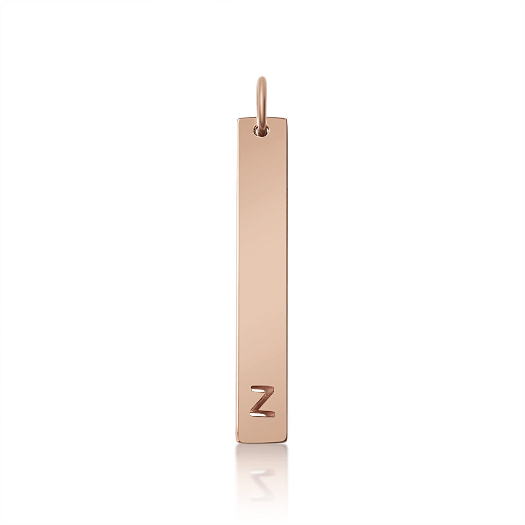 Stainless Steel Pendant - Cutout Initial Pendant | 18K PVD Coated Gold & Rose Gold - Pendants | Sunflower Soul Boutique