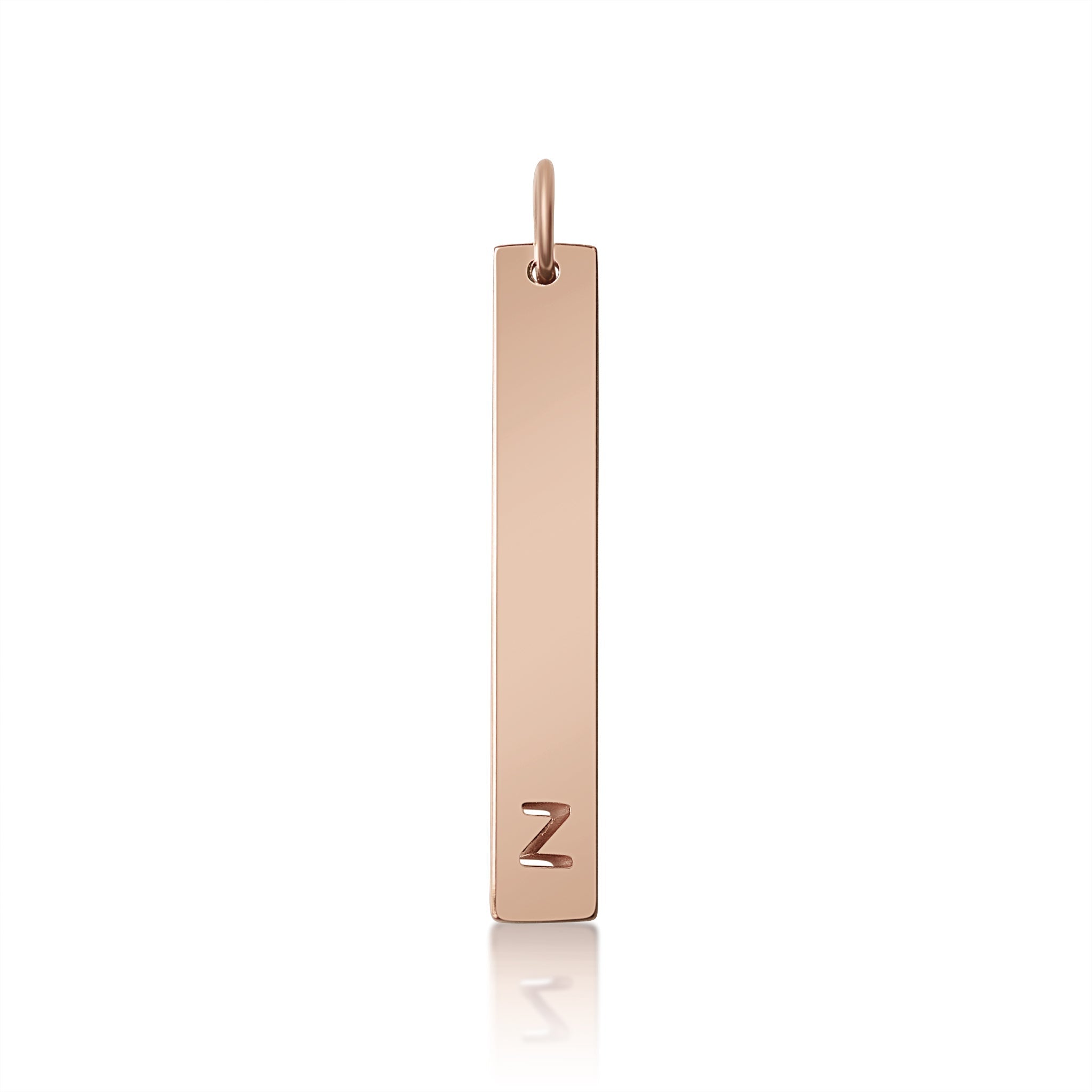 Stainless Steel Pendant - Cutout Initial Pendant | 18K PVD Coated Gold & Rose Gold - Pendants | Sunflower Soul Boutique