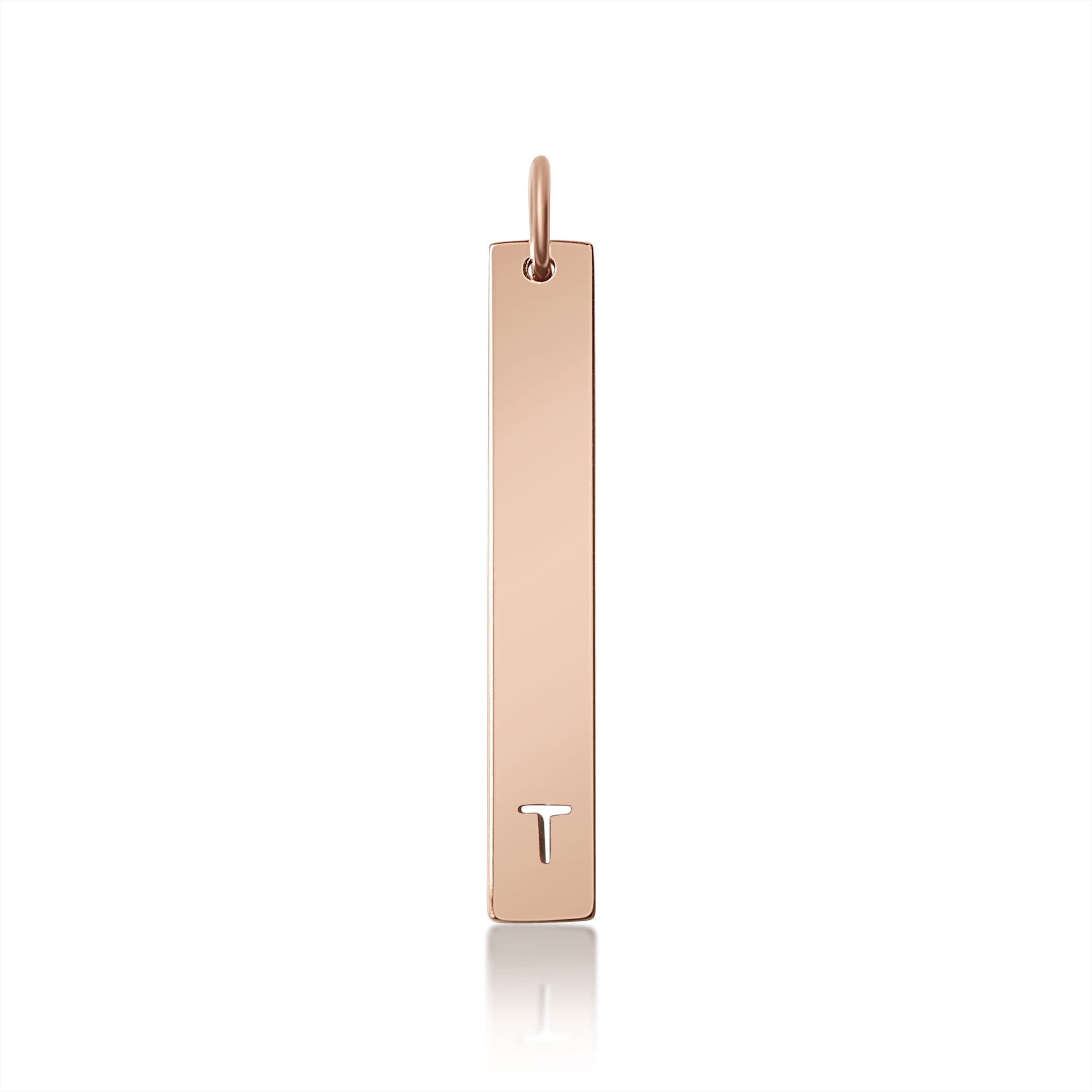 Stainless Steel Pendant - Cutout Initial Pendant | 18K PVD Coated Gold & Rose Gold - Pendants | Sunflower Soul Boutique