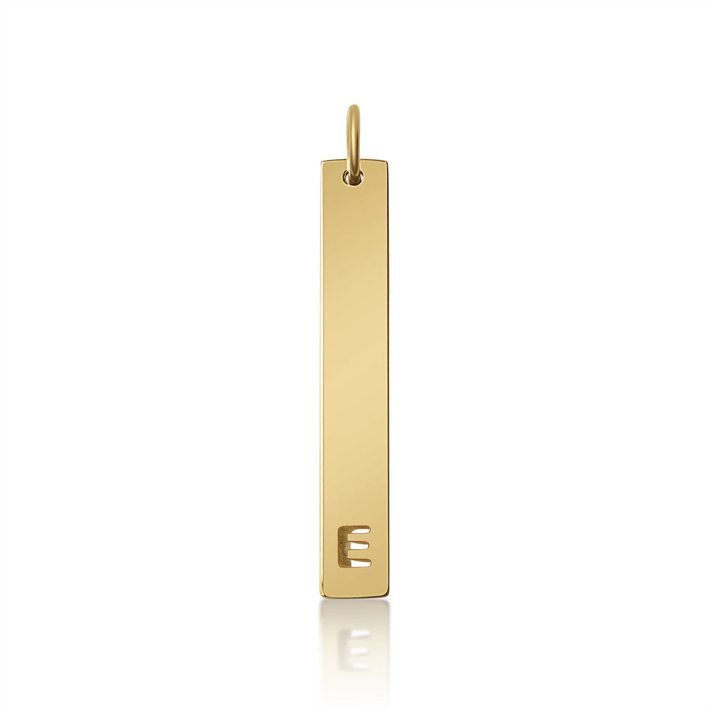 Stainless Steel Pendant - Cutout Initial Pendant | 18K PVD Coated Gold & Rose Gold - Pendants | Sunflower Soul Boutique
