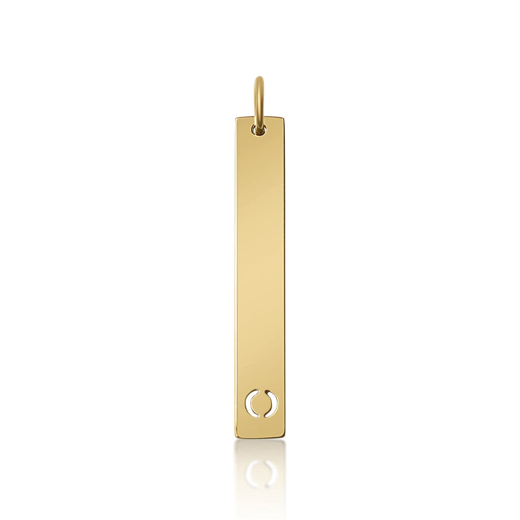 Stainless Steel Pendant - Cutout Initial Pendant | 18K PVD Coated Gold & Rose Gold - Pendants | Sunflower Soul Boutique