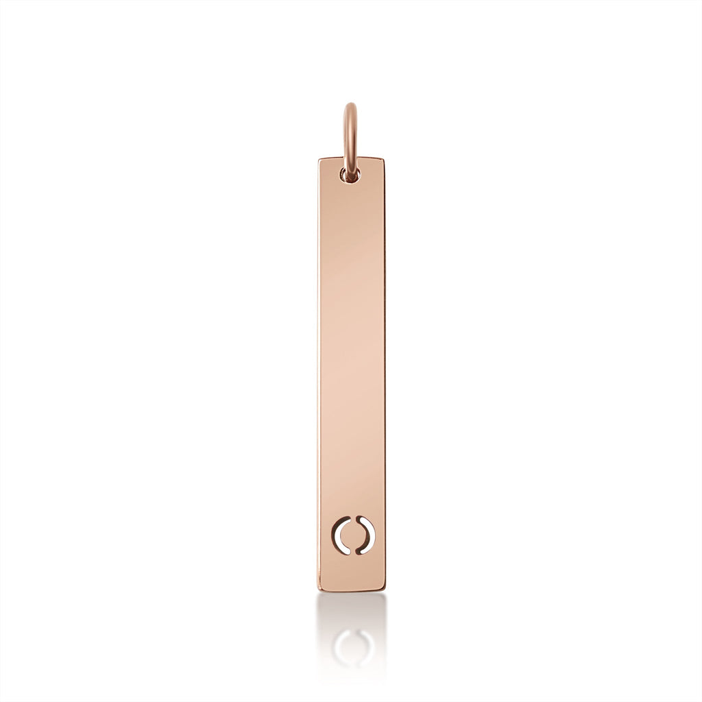 Stainless Steel Pendant - Cutout Initial Pendant | 18K PVD Coated Gold & Rose Gold - Pendants | Sunflower Soul Boutique