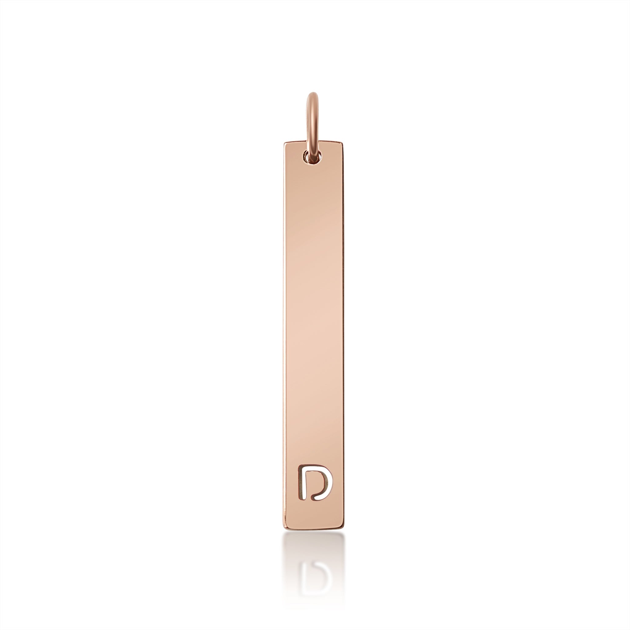 Stainless Steel Pendant - Cutout Initial Pendant | 18K PVD Coated Gold & Rose Gold - Pendants | Sunflower Soul Boutique
