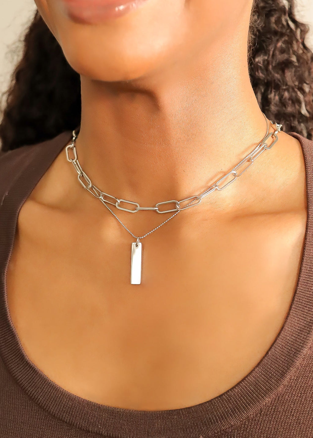 Stainless Steel Pendant – Polished Vertical Bar Engraving Blank Bar for Custom Jewelry - Pendants | Sunflower Soul Boutique