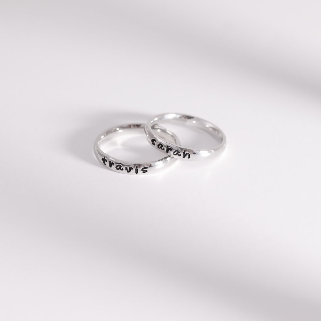 Stainless Steel Ring - Polished Rounded Blank Band 2mm to 6mm Comfort Fit - Rings | Sunflower Soul Boutique