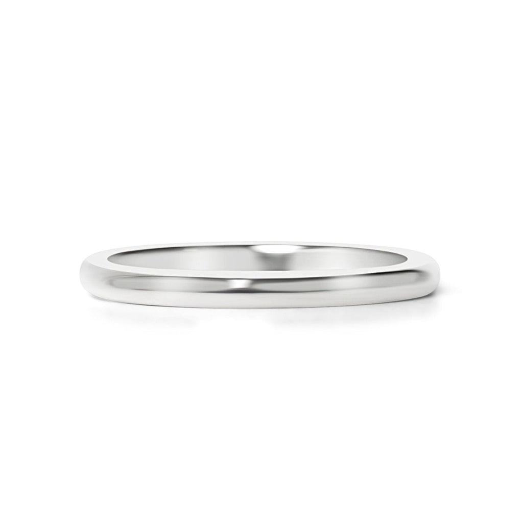 Stainless Steel Ring - Polished Rounded Blank Band 2mm to 6mm Comfort Fit - Rings | Sunflower Soul Boutique