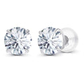 Lab Grown Diamond Earrings – 2.00 CTW Round Brilliant Studs | 14K Gold Classic Studs