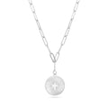 Sunburst Cross Necklace – 18K Gold Pendant On Adjustable Paperclip Chain - Necklaces | Sunflower Soul Boutique