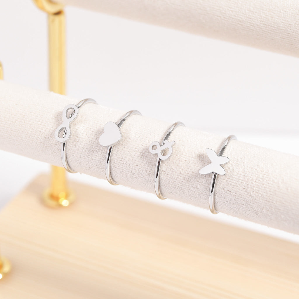 Stainless Steel Stacking Rings – Durable Tarnish Resistant Stackable Set