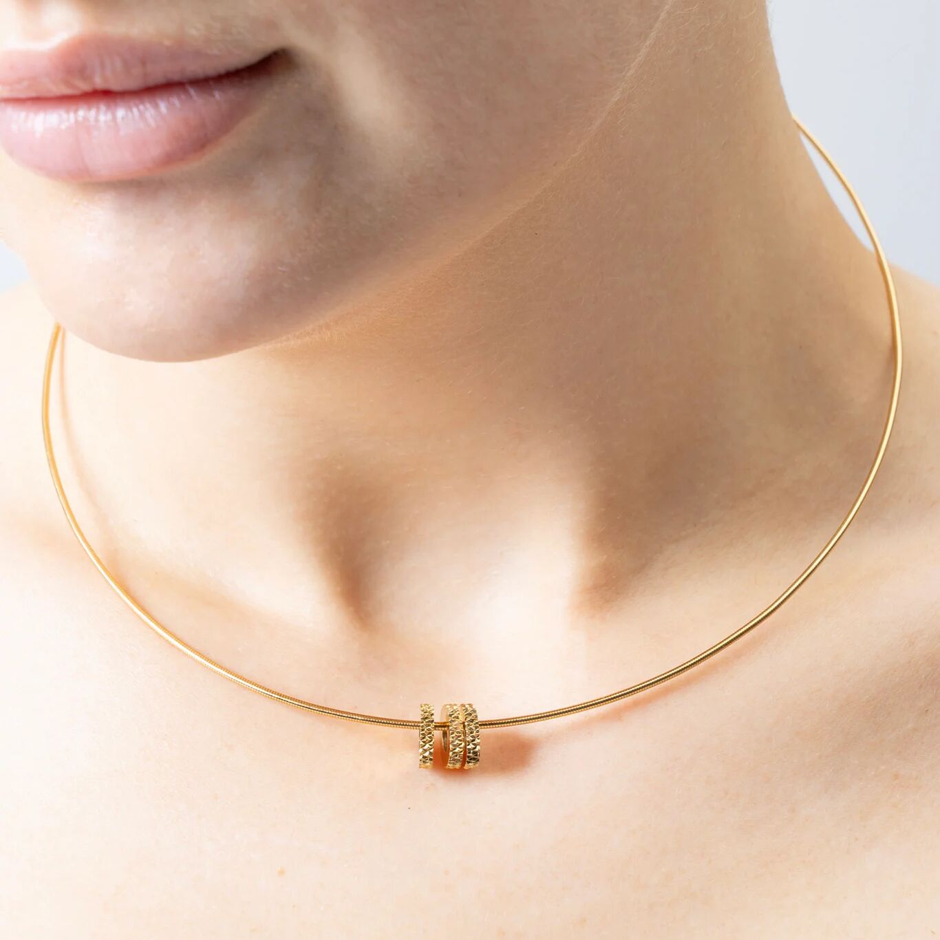 Textured Spacer Bead – 18K Gold Spacer Bead | Scratch Resistant Stainless Steel - Charms | Sunflower Soul Boutique