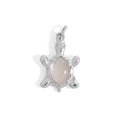 Turtle Charm 18K Gold Stainless Steel – Mother of Pearl Coastal Pendant - charm | Sunflower Soul Boutique