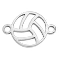 Volleyball Connector Charm - 18K Gold Stainless Steel Sports Jewelry Pendant - Charms | Sunflower Soul Boutique