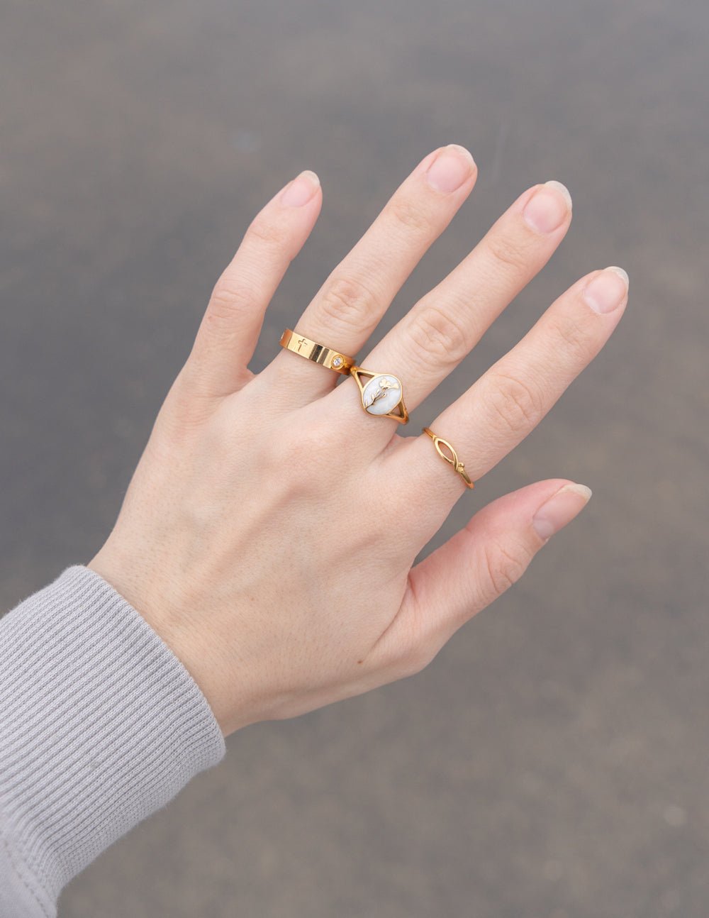 Wildflower Signet Ring - Ring | Sunflower Soul Boutique