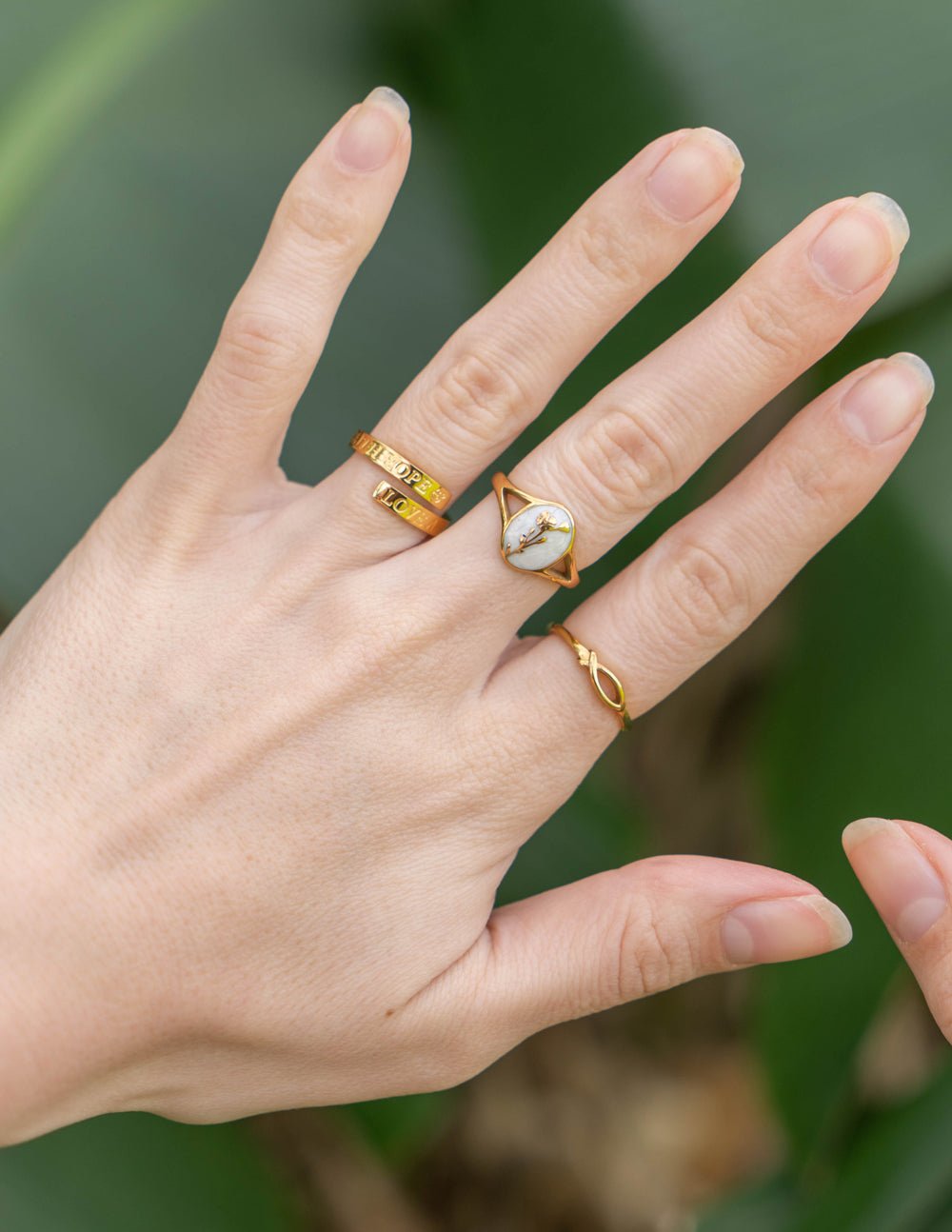 Wildflower Signet Ring - Ring | Sunflower Soul Boutique